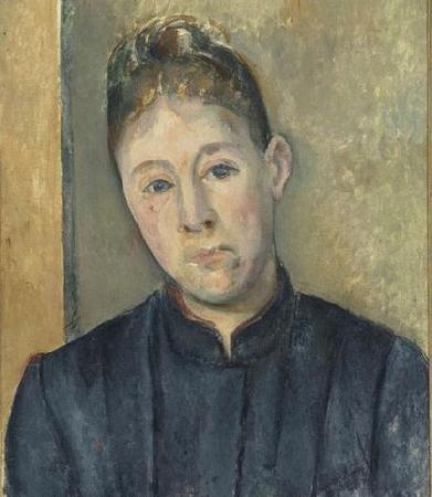 Paul Cezanne Portrait of Madame Cezanne.